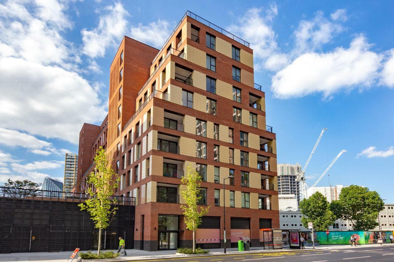 Two Bedroom Serviced Apartment With Balcony In Weymouth Building, Deacon Street Londra Exterior foto