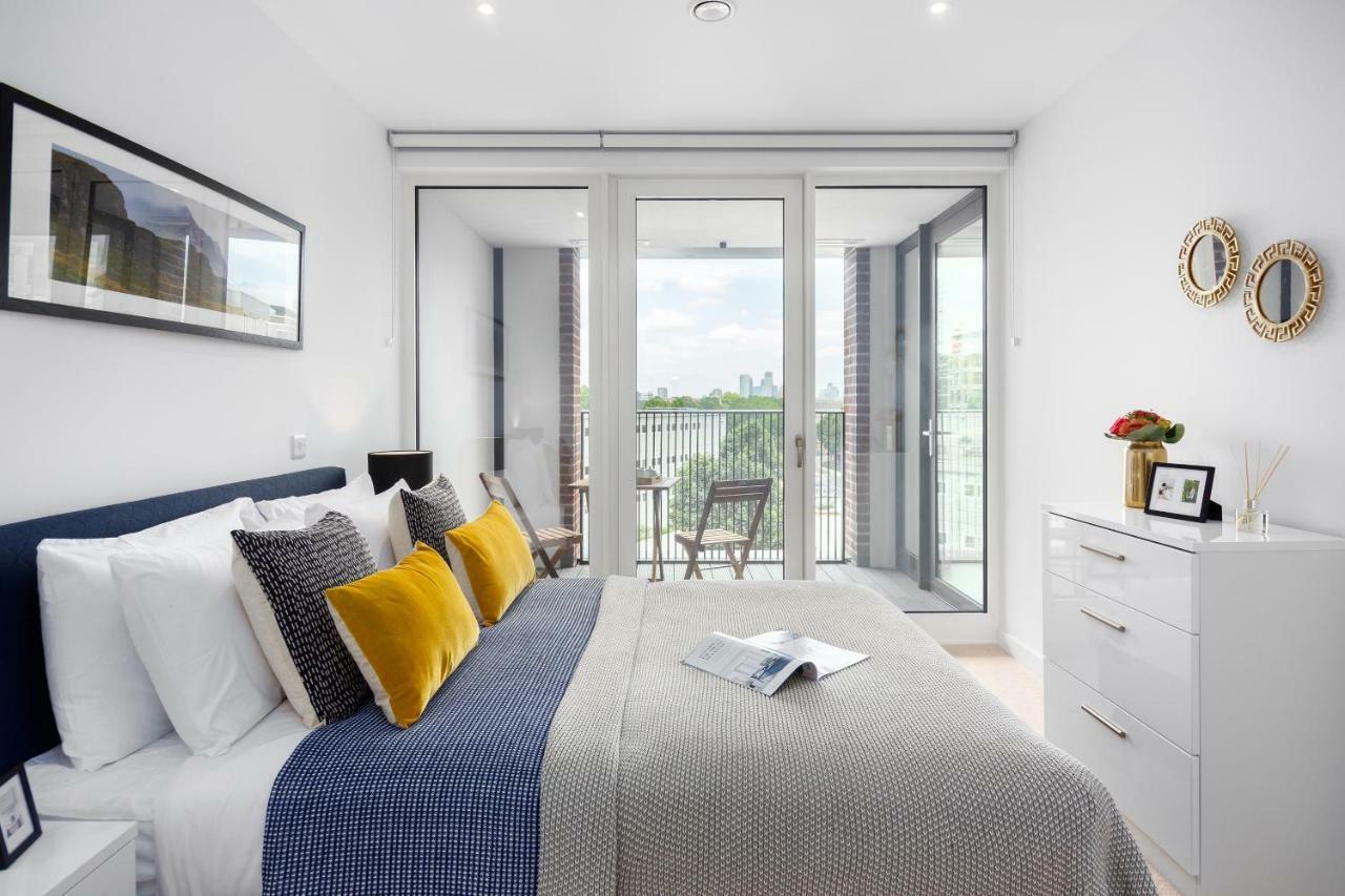 Two Bedroom Serviced Apartment With Balcony In Weymouth Building, Deacon Street Londra Exterior foto